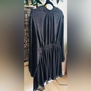 Torrid Black Shiny Iridescent Dress Plus Size 3X